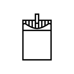 Cigarettes Icon Design Vector Template