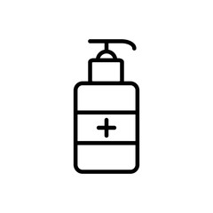 Hand Sanitizer Icon Design Vector Template