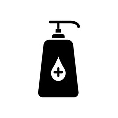 Hand Sanitizer Icon Design Vector Template