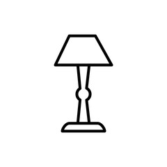 Table Lamp Icon Design Vector Template