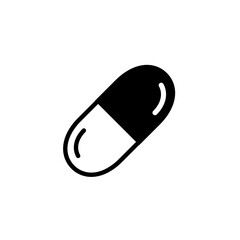 Capsule Icon Design Vector Template