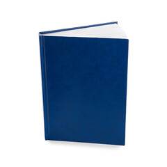 Blank book on white background