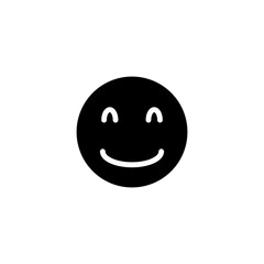 smile face icon design vector template