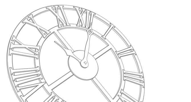 recommend clip art: clock graphic symbol 3d illustration