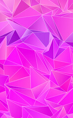 Obraz premium 3d Triangles, abstract background. Design wallpaper.