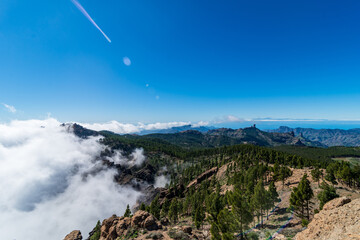 landscape with clouds