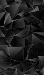 3d Triangles, abstract  background. Design wallpaper.