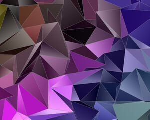 Abstract Low-Poly background. triangulated texture. Design 3d. Polygonal geometrical pattern. Triangular modern style