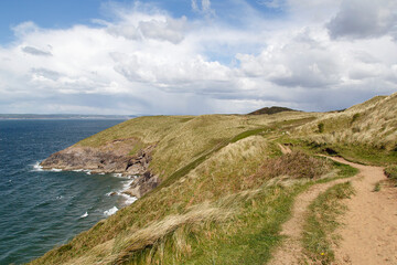 Broughton Bay is a beach of the Gower Peninsula, south Wales, located at the north western tip - UK