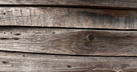 Fototapeta premium Old gray wooden boards background