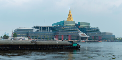 construction site of new  parliament, Thailand, February 2021
