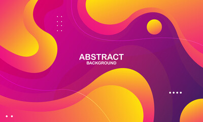 Colorful geometric background. Liquid color background design. Fluid shapes composition. Eps10 vector