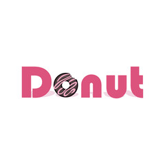 Donut logo vector graphics