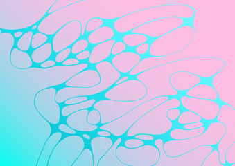 Pink blue fluid baby shower party backdrop design
