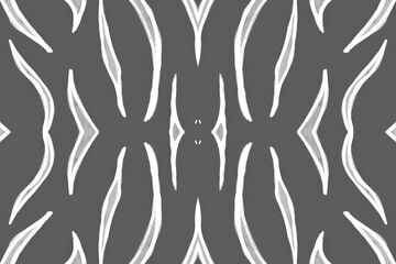 Seamless Zebra Pattern. Abstract African Design. Watercolor Wild Print. White Camouflage Ornament. Gray Zebra Repeat. Fashion Safari Design. Watercolour Jungle Skin. Seamless Zebra Lines.