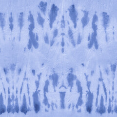 Indigo Shibori Tie Dye. Blue Paint Ethnic Ornament. Sky Artistic Paint Spots. Ocean Traditional Textile Design. Night Hand Drawn Surface. Indigo Shibori Fabric.