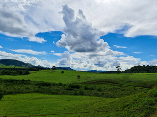 Fototapeta premium landscape with clouds
