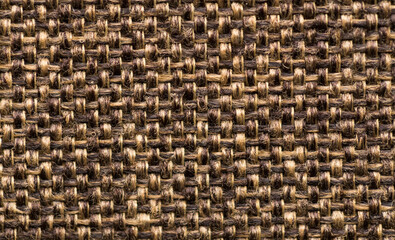 Close up of background with yellow and brown wool texture. Macro