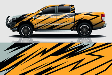 Car wrap graphic racing abstract background for wrap and vinyl sticker