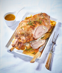 Gigot d'agneau de p&acirc;ques