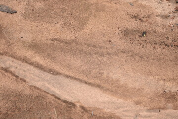 Top view cracked patterns of soil ground texture for background , nature drought