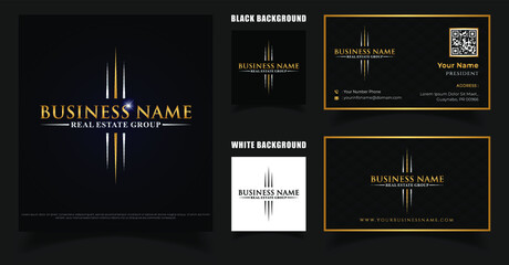 Luxurious Real Estate Group Logo Design