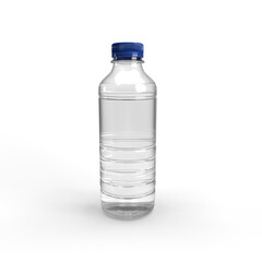 Water bottles isolated on white background