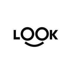 look logo icon design illustration