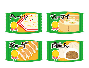 冷凍たい焼きのベクターイラスト 和菓子 冷凍食品 Wall Mural Nisi