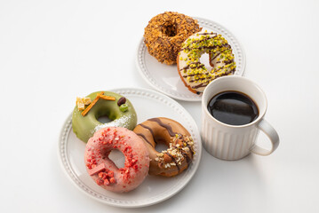 ドーナツとコーヒー