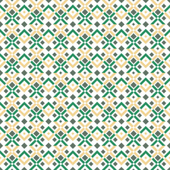 Seamless geometric pattern.  Bright pattern on a white background. 