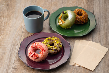 ドーナツとコーヒー