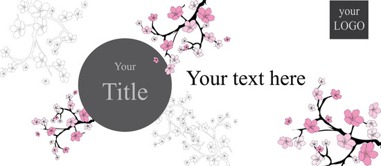 cherry Blossom invitation