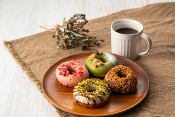 ドーナツとコーヒー