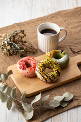 ドーナツとコーヒー