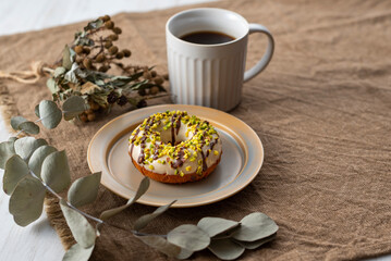 ドーナツとコーヒー