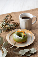 ドーナツとコーヒー