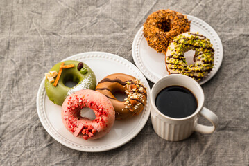 ドーナツとコーヒー