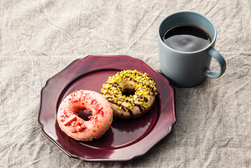 ドーナツとコーヒー