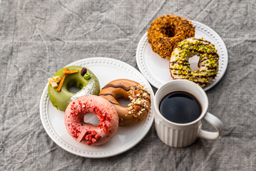 ドーナツとコーヒー