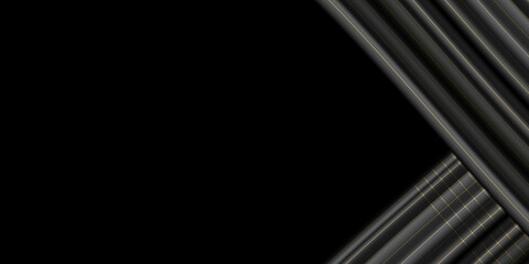 
Awarding the nomination ceremony luxury black wavy background with golden glitter sparkles. Vector background . Black gold curtain abstract background