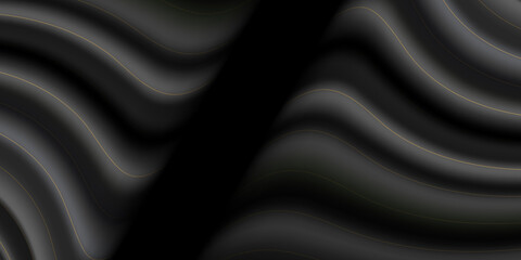 Background, black and gold halftone shine dots on geometric triangle pattern, vector. Golden confetti glitter on black gradient background, glittery polygon or 3d abstract card layout