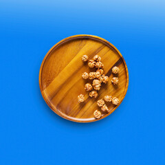 Pop corn with caramel