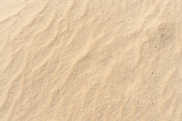 Pattern of sand texture at the beach in summer