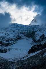 Fototapeta na wymiar Glacier du Mont Miné