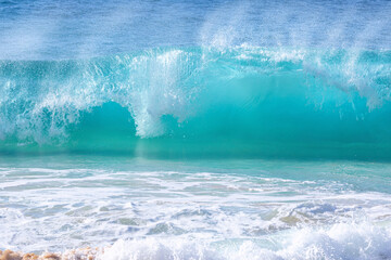 turquoise waves at Sandy Beach, Hawaii