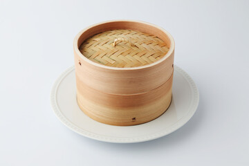 せいろ 蒸篭 蒸し料理 中華料理 白背景 