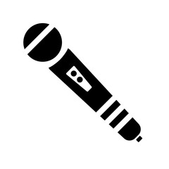 Microphone icon. Microphone vector icon. Microphone icon isolated on white background. simple icon. Microphone logo.