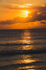 Obraz premium sunset over the sea