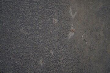 footprints on the sand